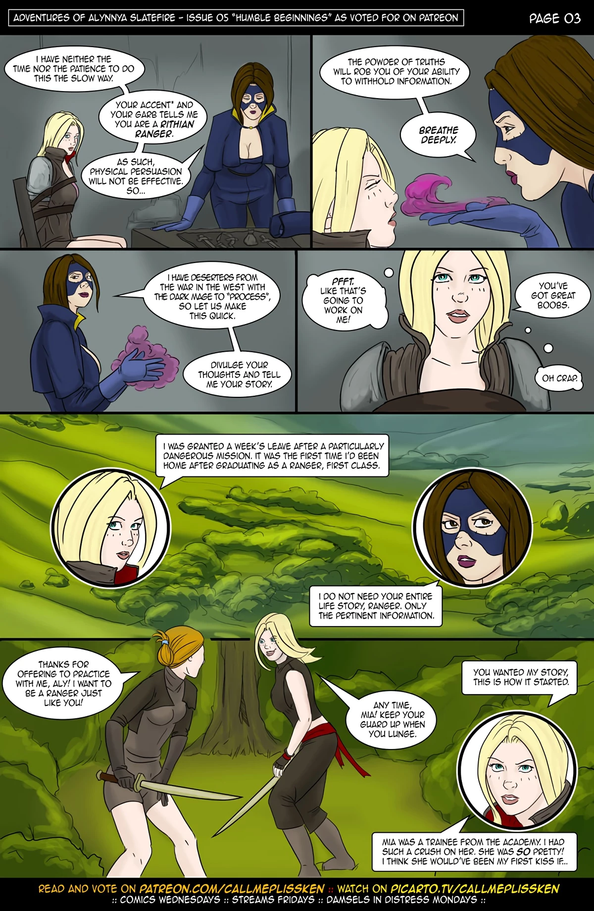 Adventures of Alynnya Slatefire Issue 5 - Humble Beginnings porn comic picture 4