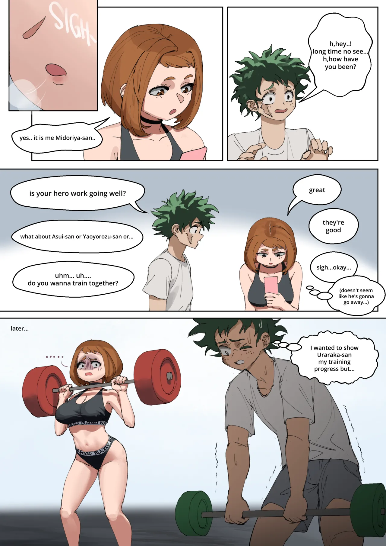 After Deku lost his quirk porn comic picture 2