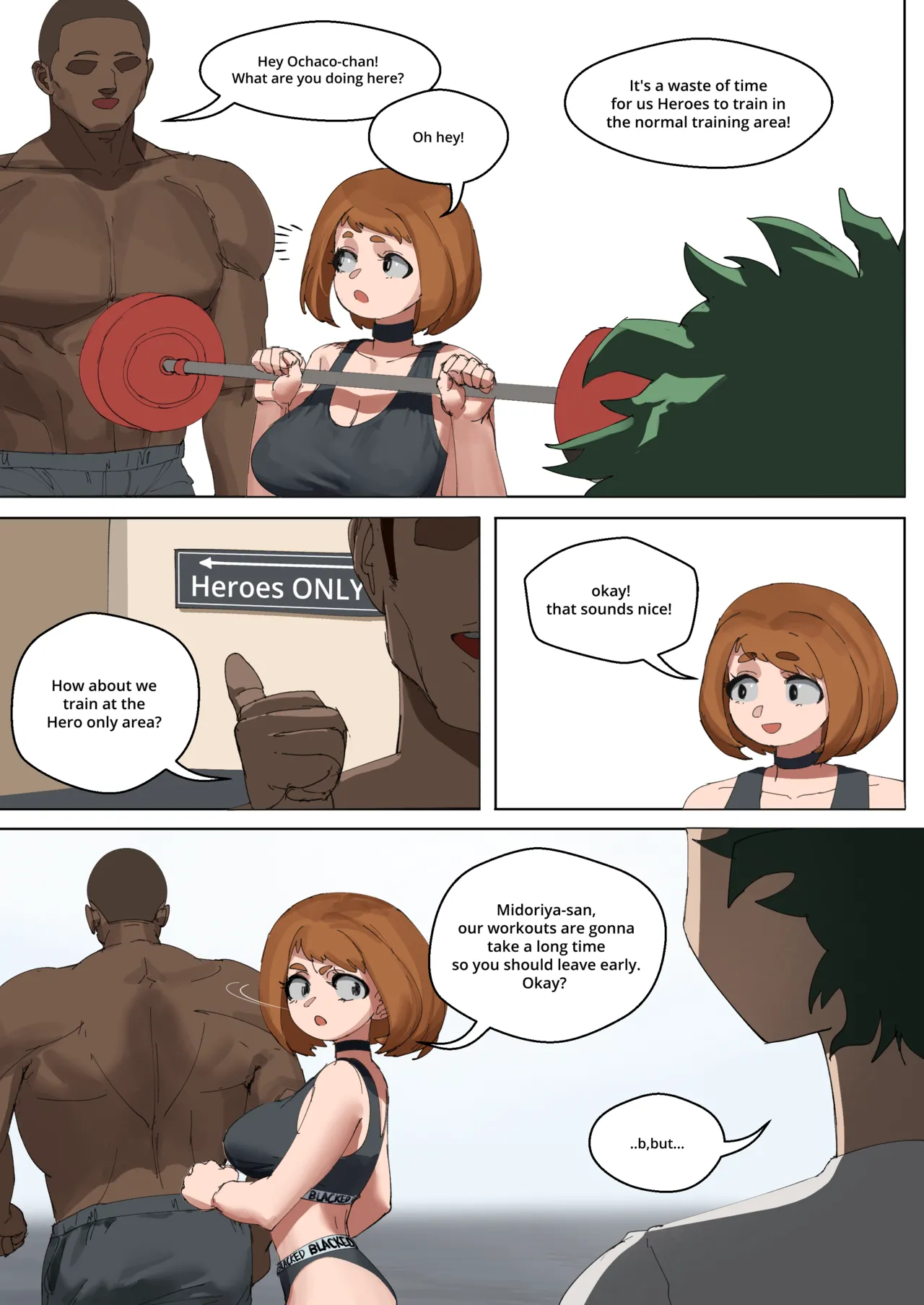 After Deku lost his quirk porn comic picture 3
