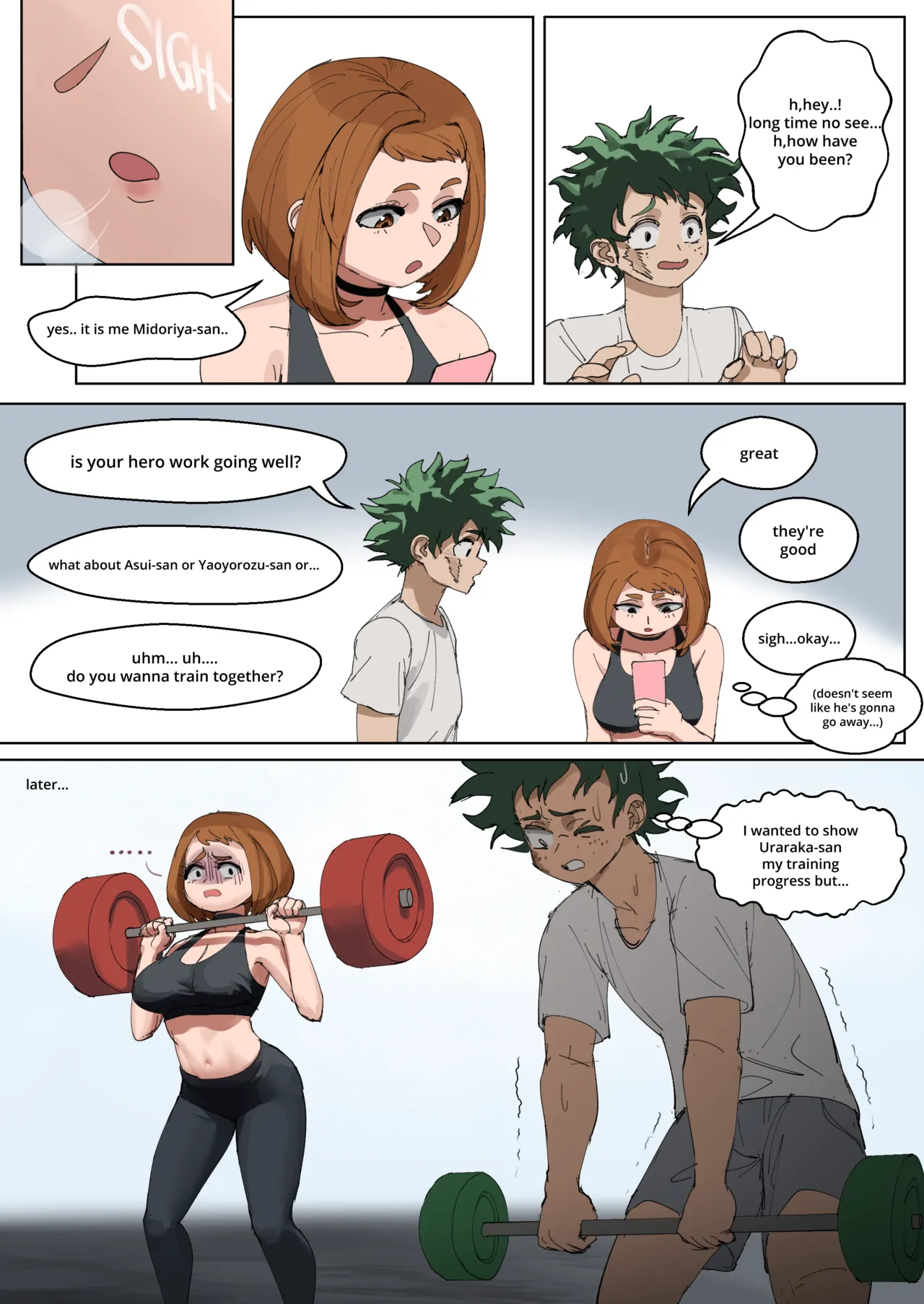 After Deku lost his quirk porn comic picture 8