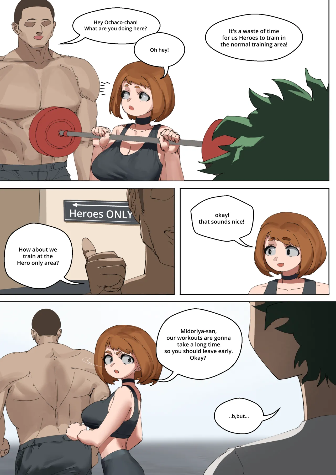 After Deku lost his quirk porn comic picture 9