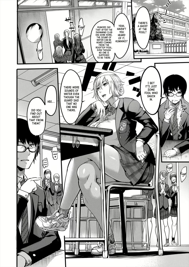After-school Nightpool Sex | Houkago Dosukebe Nightpool porn comic picture 2