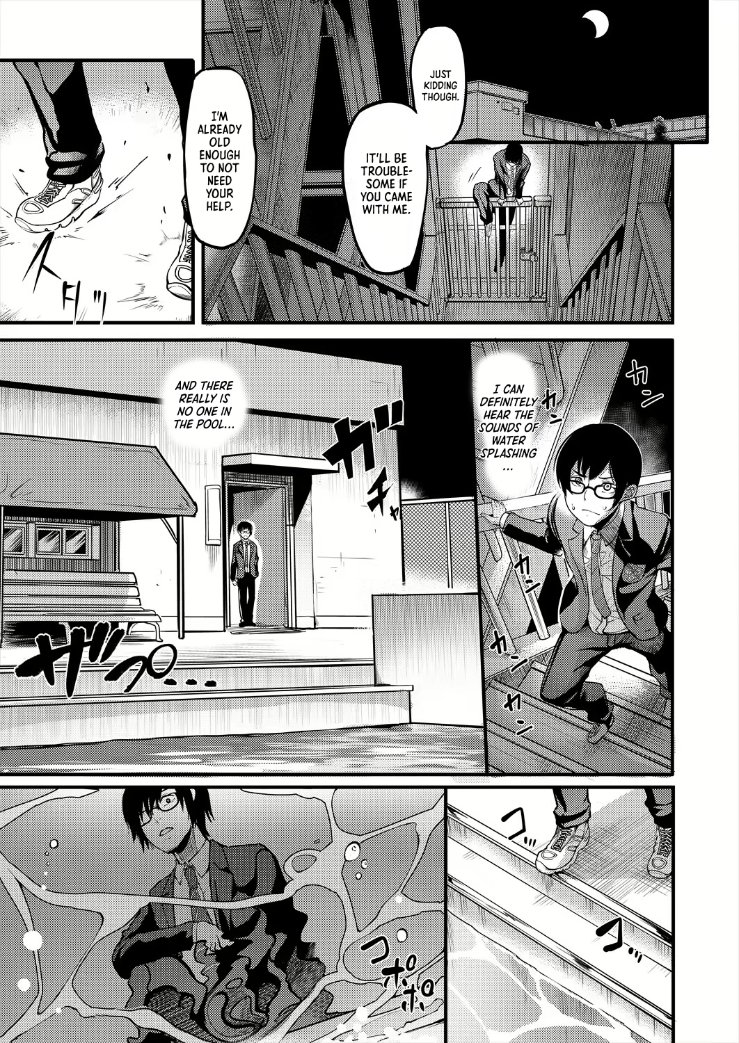 After-school Nightpool Sex | Houkago Dosukebe Nightpool porn comic picture 5