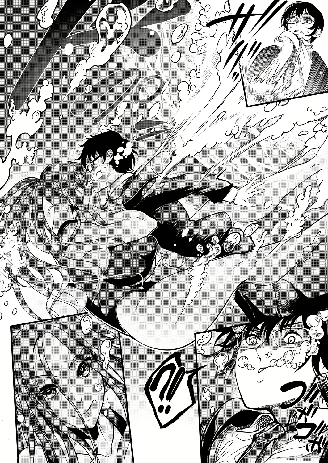 After-school Nightpool Sex | Houkago Dosukebe Nightpool porn comic picture 6