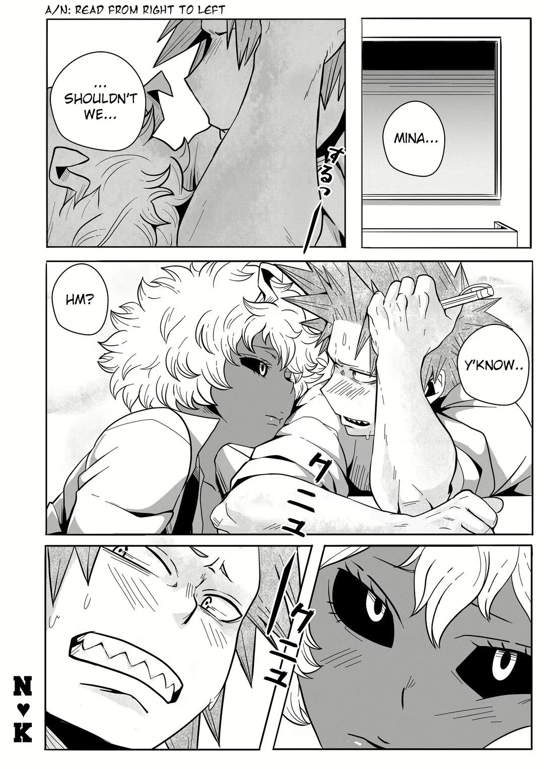 After School with Kirishima & Mina porn comic picture 1