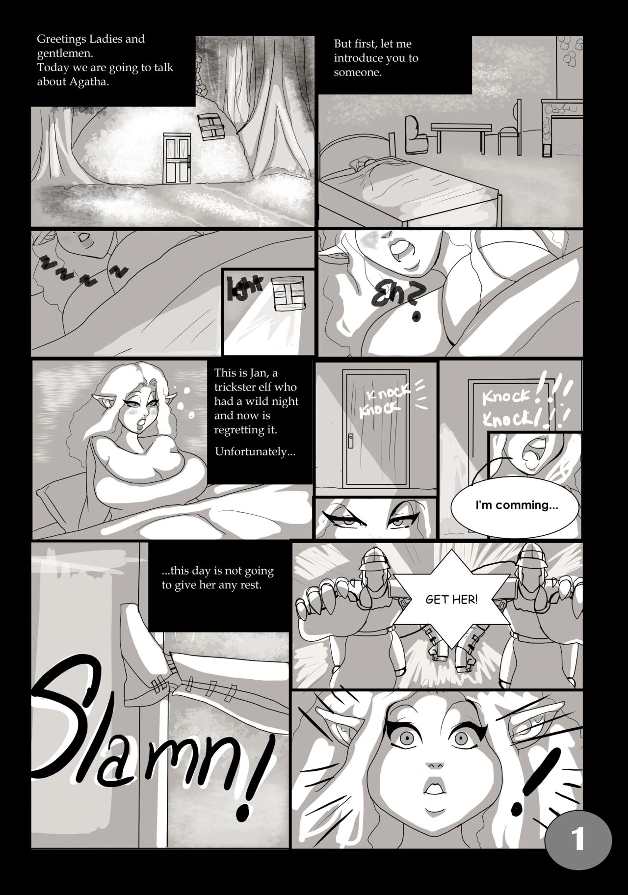 Agatha the old hag porn comic picture 1