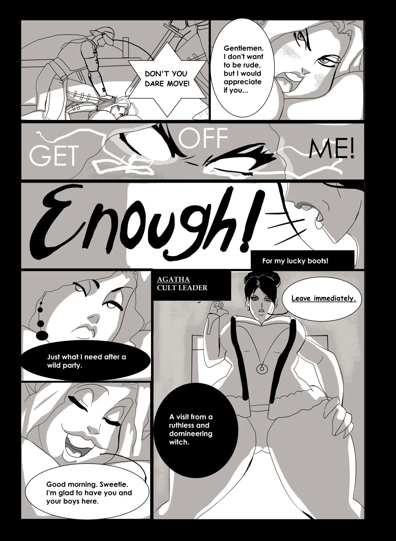 Agatha the old hag porn comic picture 2