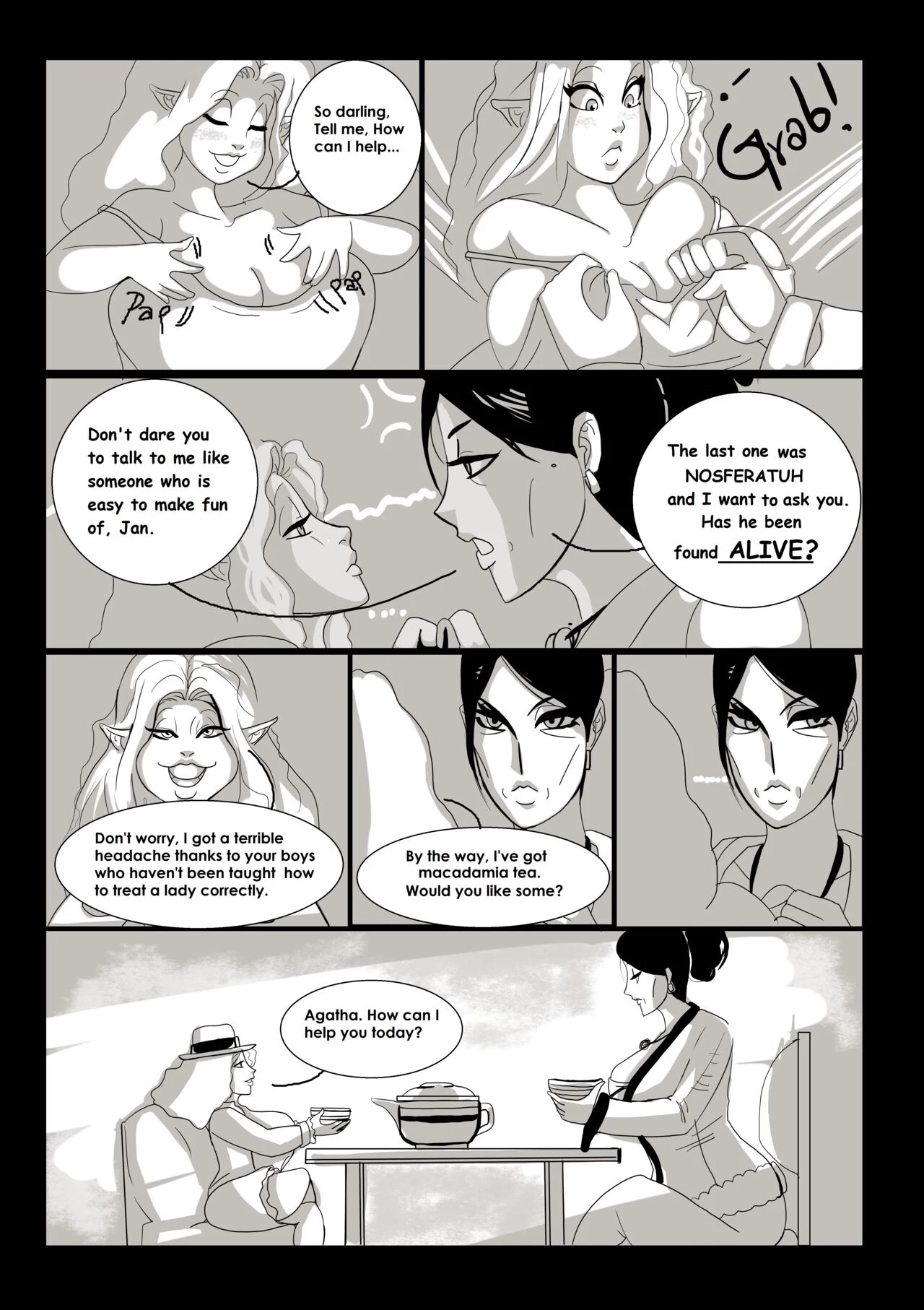 Agatha the old hag porn comic picture 3