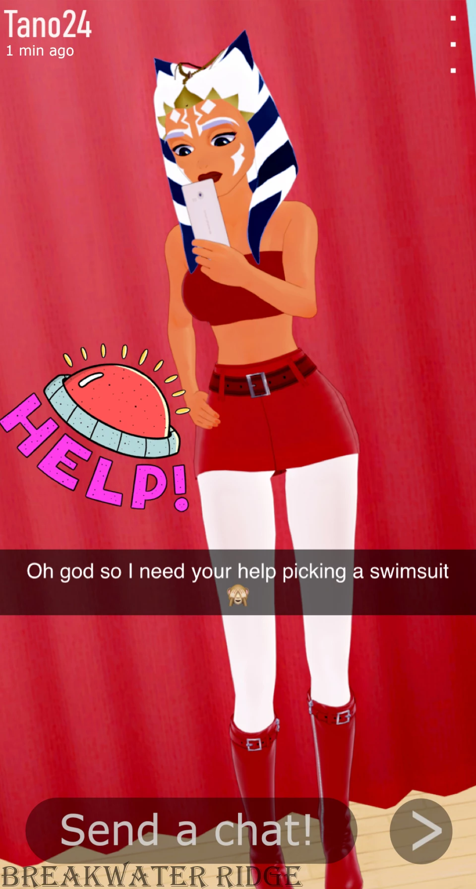 Ahsoka sends you snaps porn comic picture 1
