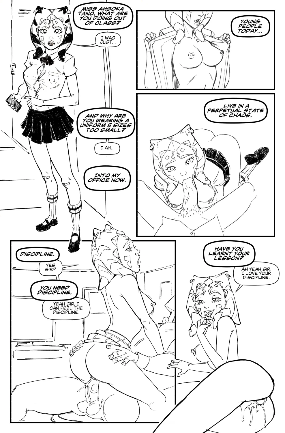 Ahsoka the hooker porn comic picture 11