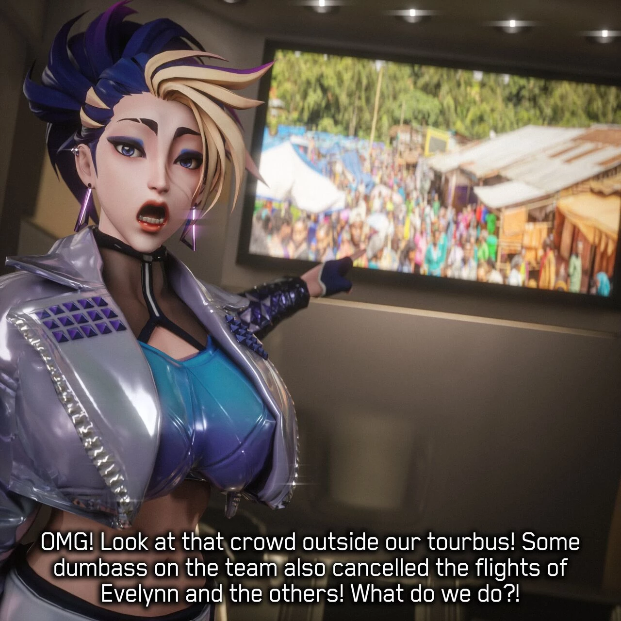 Akali's Africa Tour porn comic picture 1