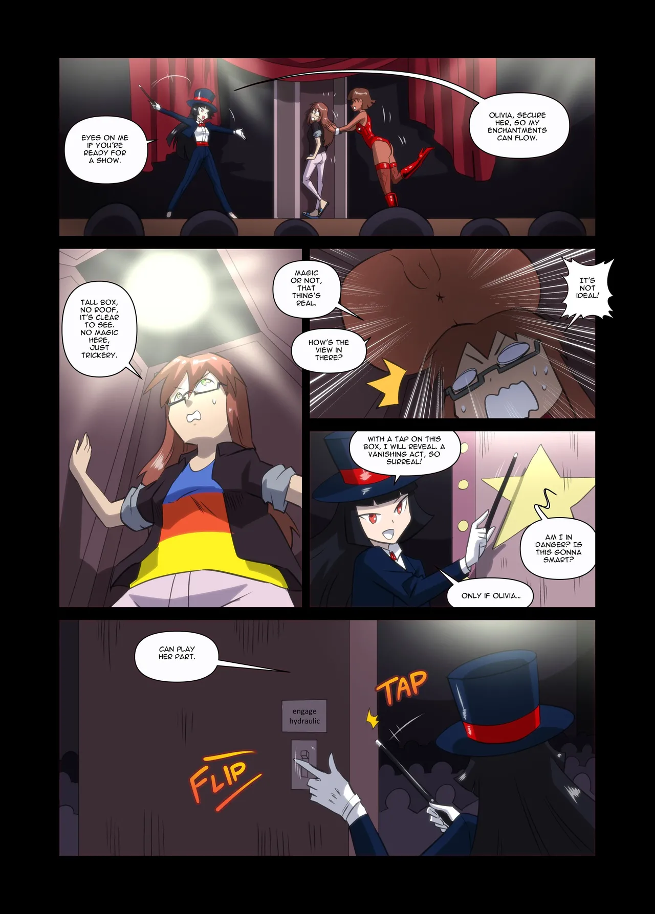 AKO: The Vanishing Act porn comic picture 3