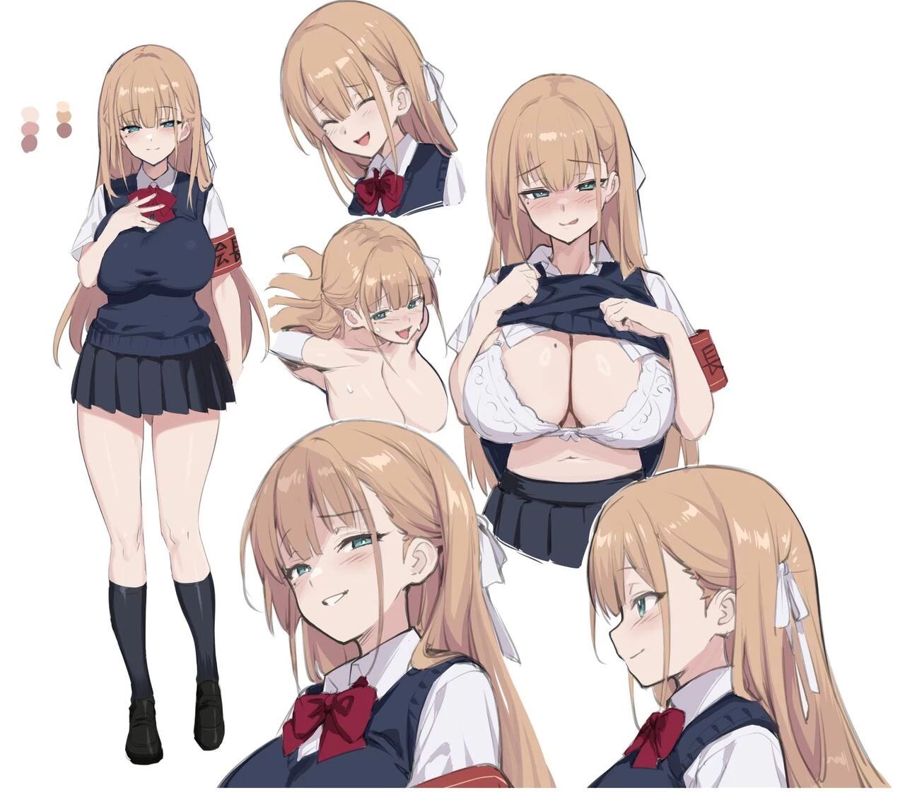 Akogare no Seitokaichou ga Kyonyuu Sugiru Ken porn comic picture 41