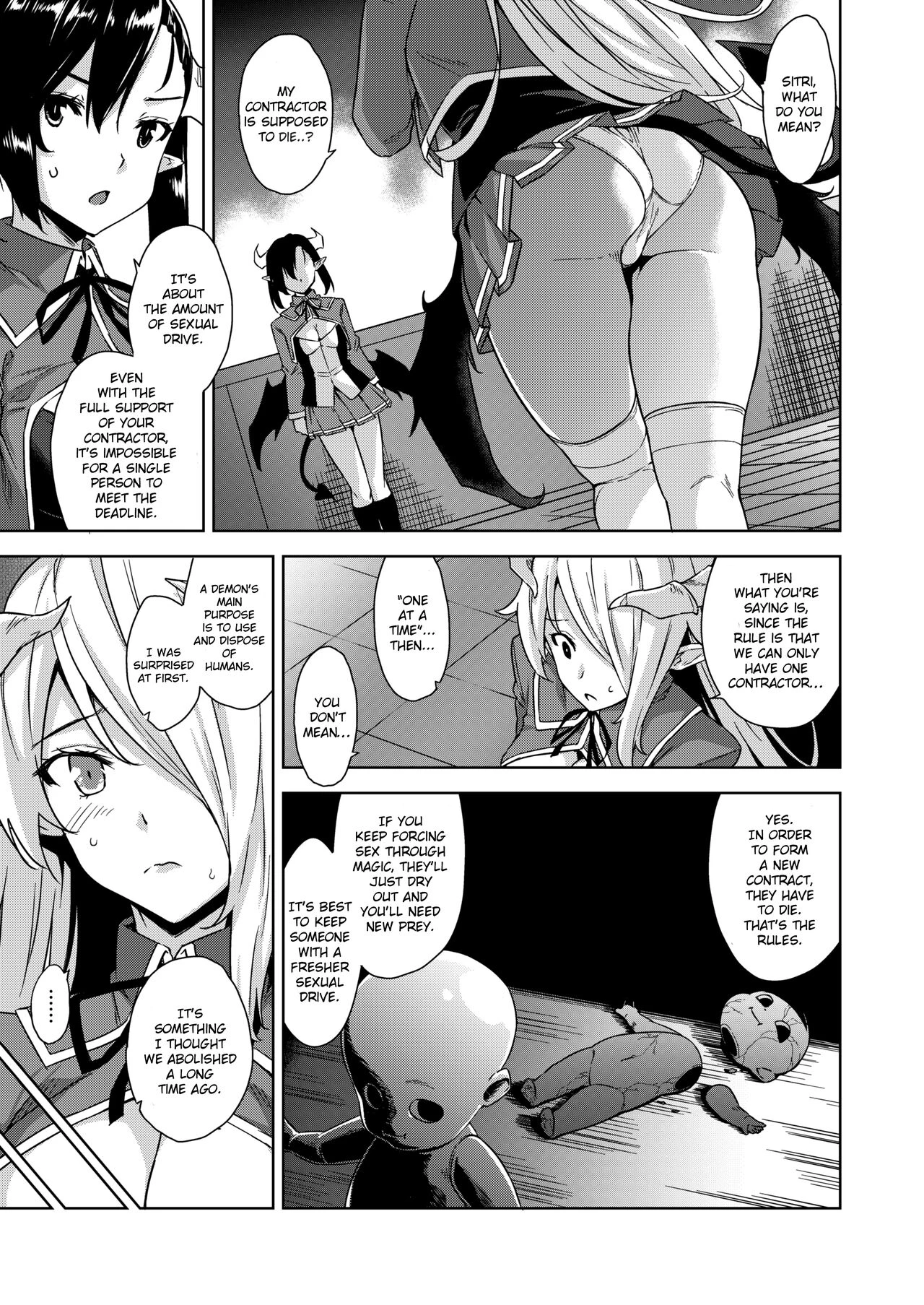 Akuma de JK -Makai Appli de Harem Shiken- porn comic picture 44