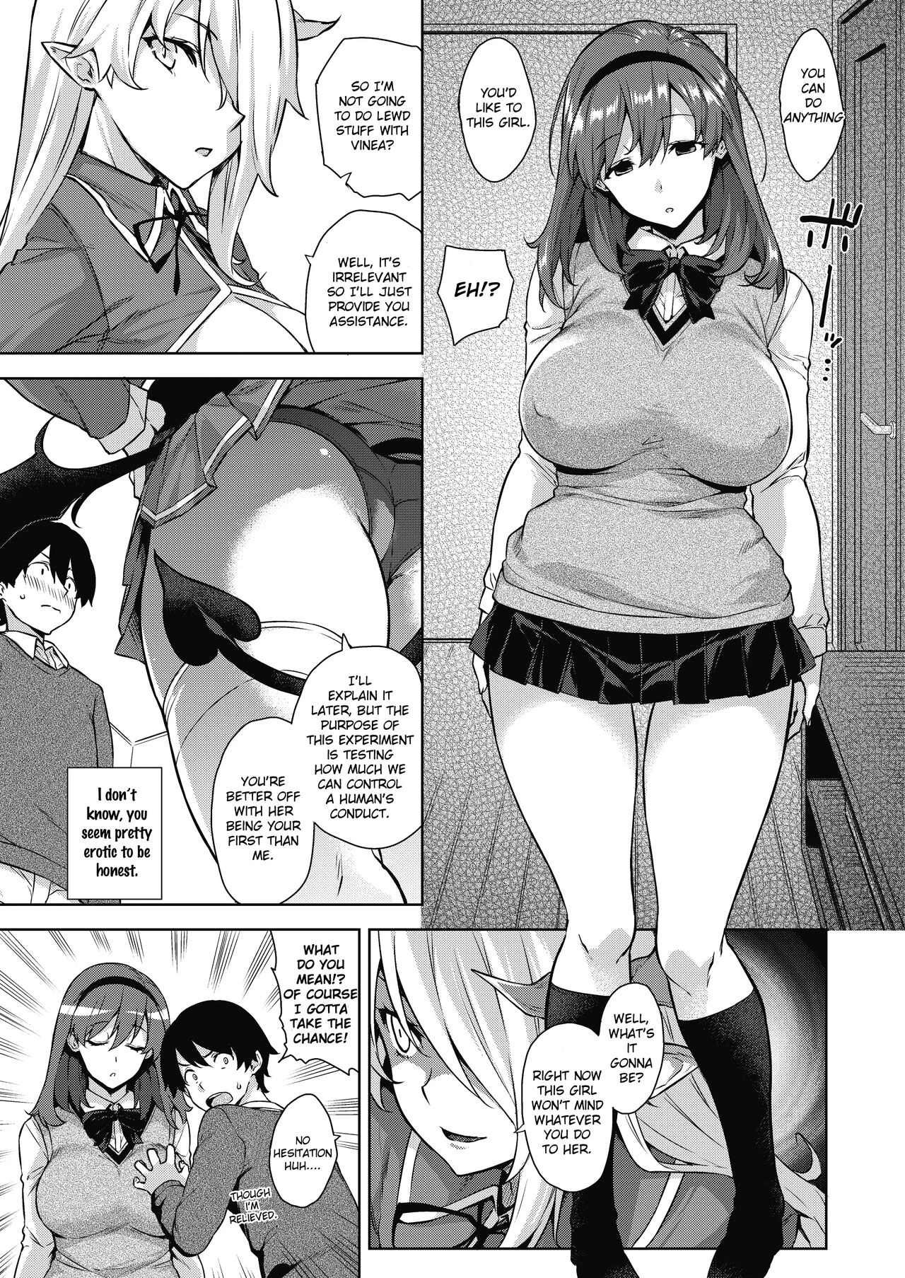 Akuma de JK -Makai Appli de Harem Shiken- porn comic picture 8