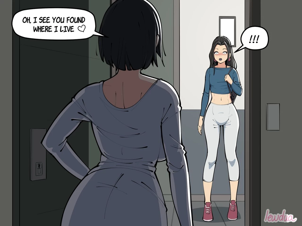 Alice at Morgan's porn comic picture 1
