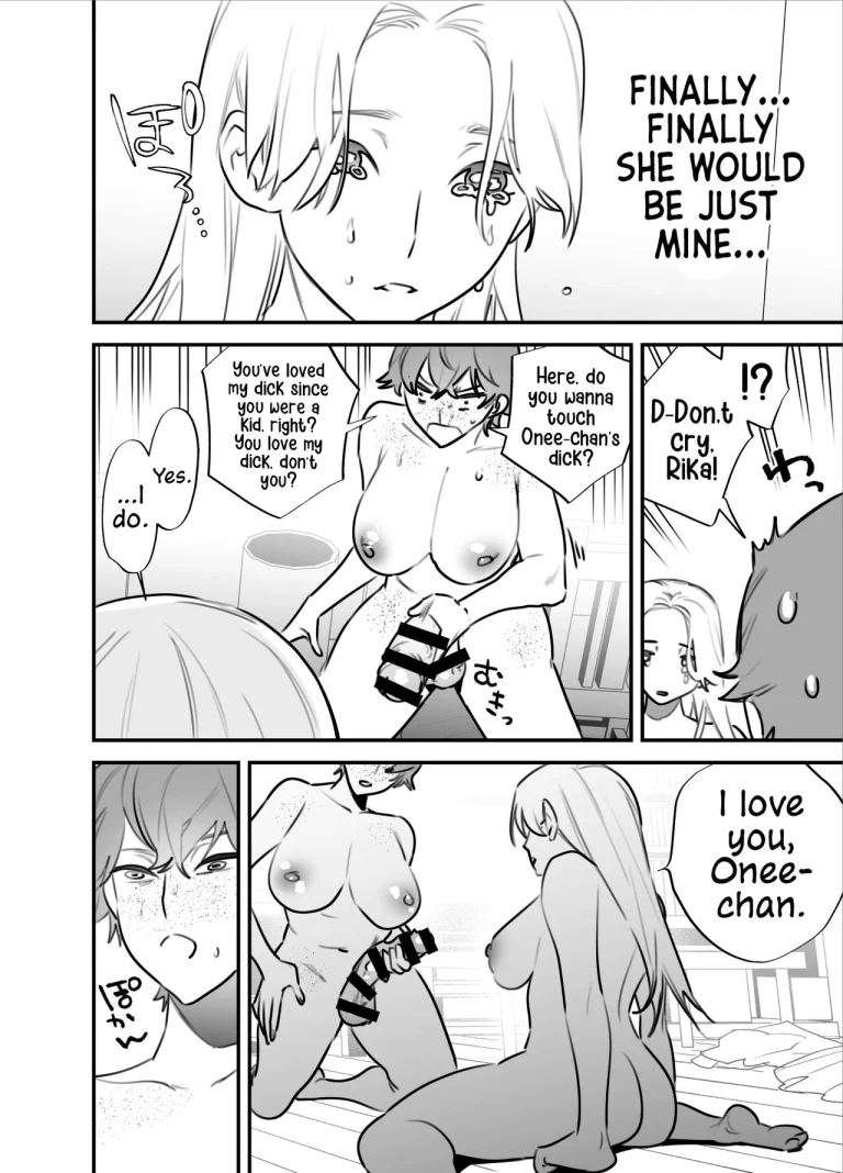 All Mine - Futa Older Sister x Little Sister | Hitorijime - Futanari Ane x Imouto porn comic picture 25