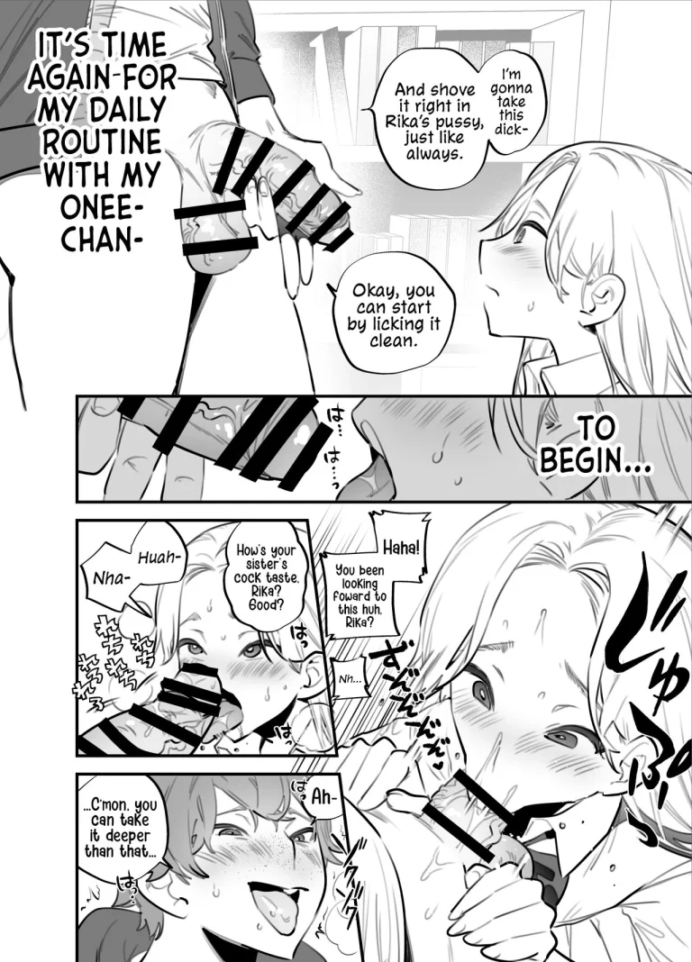 All Mine - Futa Older Sister x Little Sister | Hitorijime - Futanari Ane x Imouto porn comic picture 5