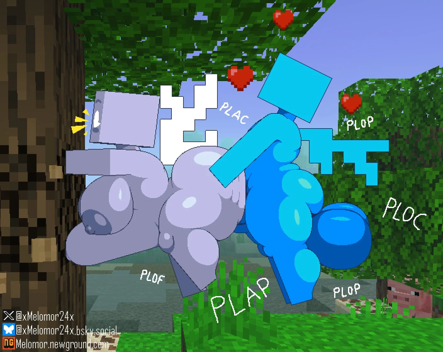 Alley and Vex porn comic picture 2