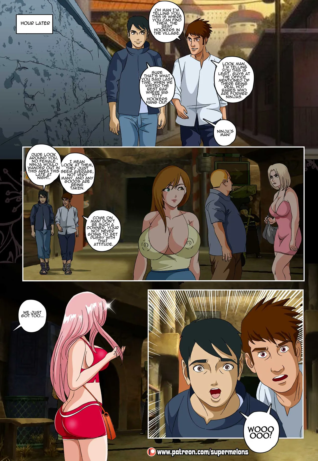 Alley Slut Sakura 2 porn comic picture 17