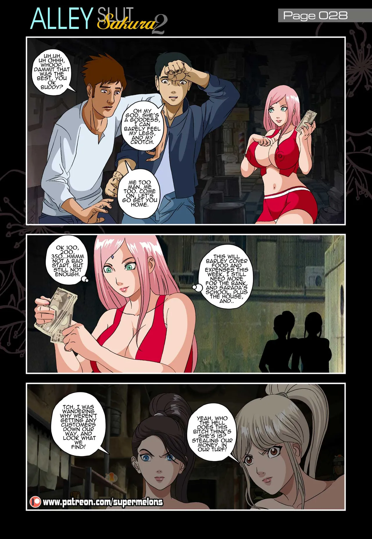 Alley Slut Sakura 2 porn comic picture 29