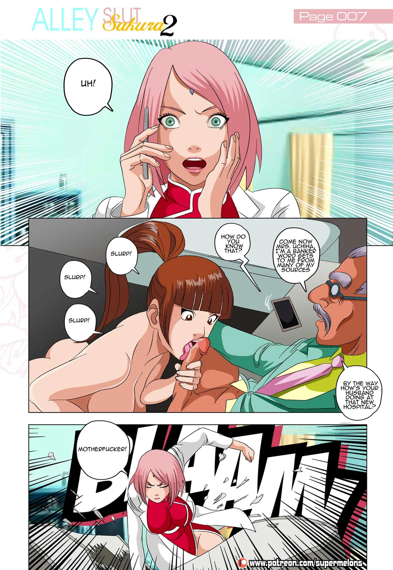 Alley Slut Sakura 2 porn comic picture 9