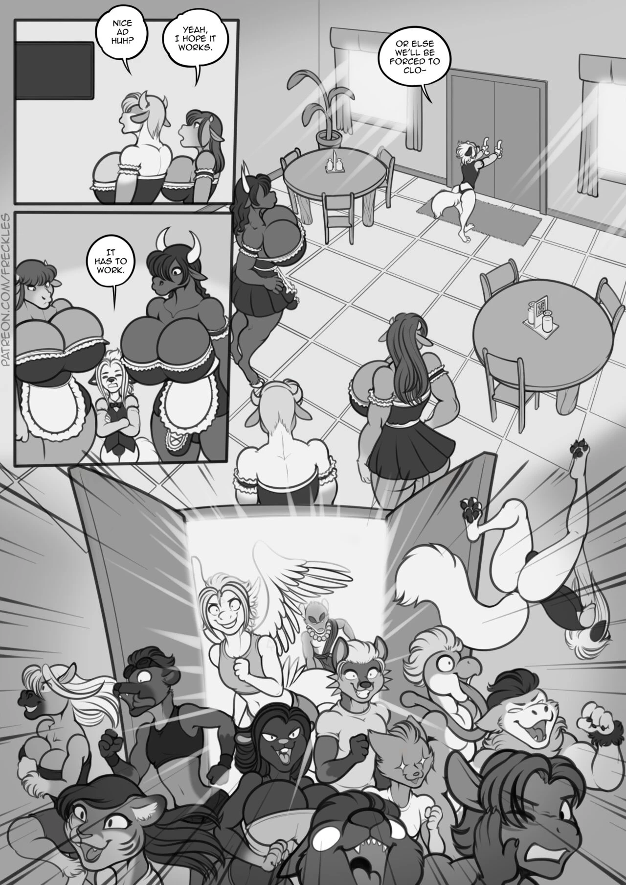 Almond's Cafe porn comic picture 3