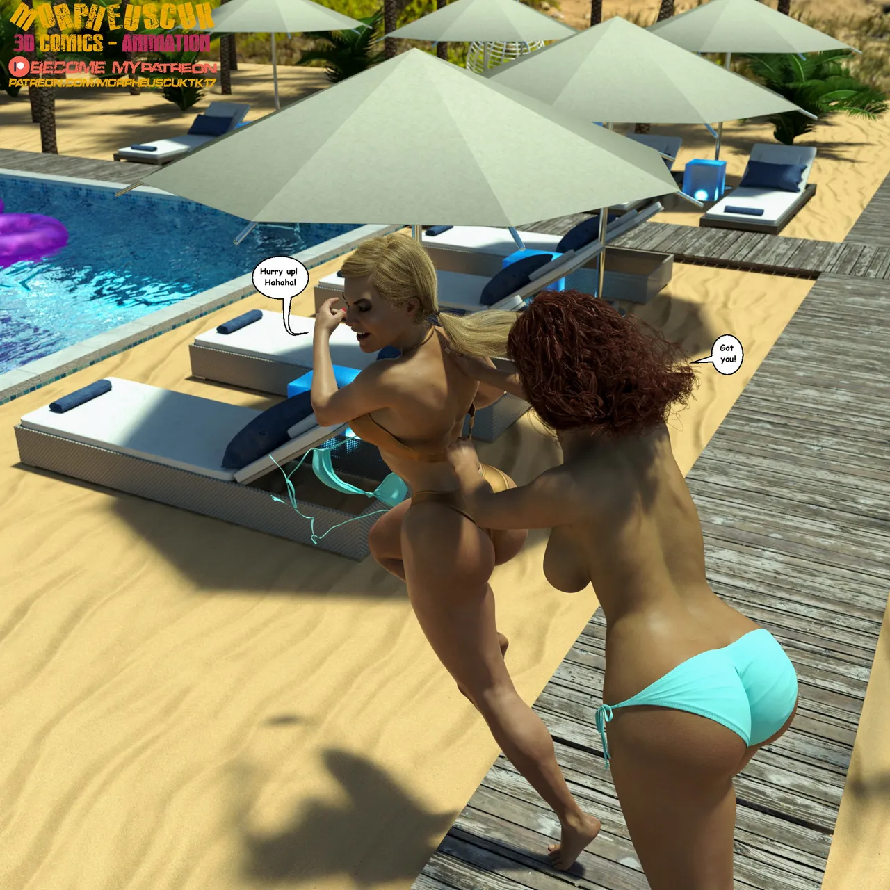 Amanda & Derya porn comic picture 12