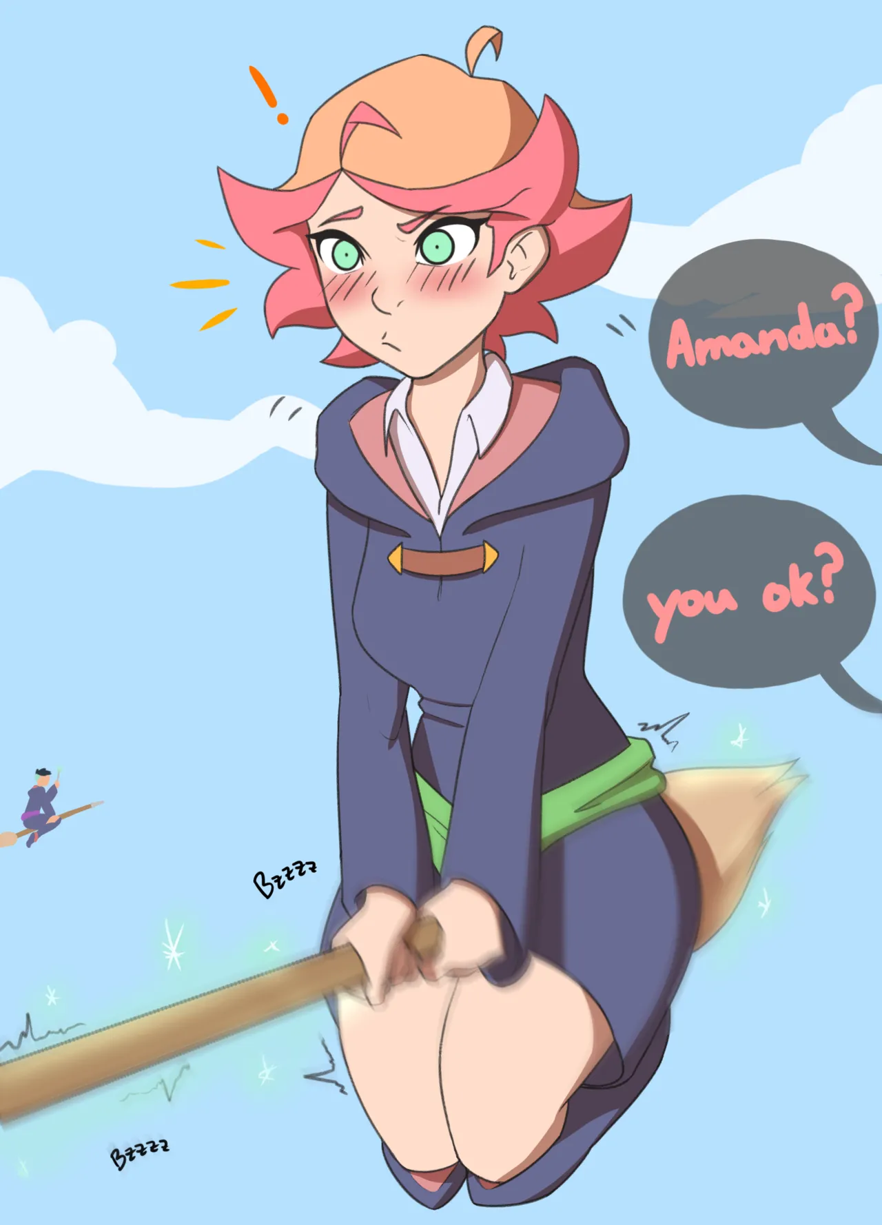 Amanda's Broom porn comic picture 3