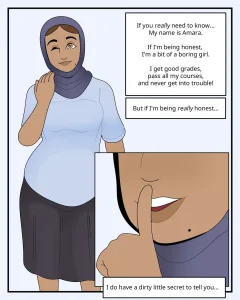Amara's Dirty Secret porn comic picture 1