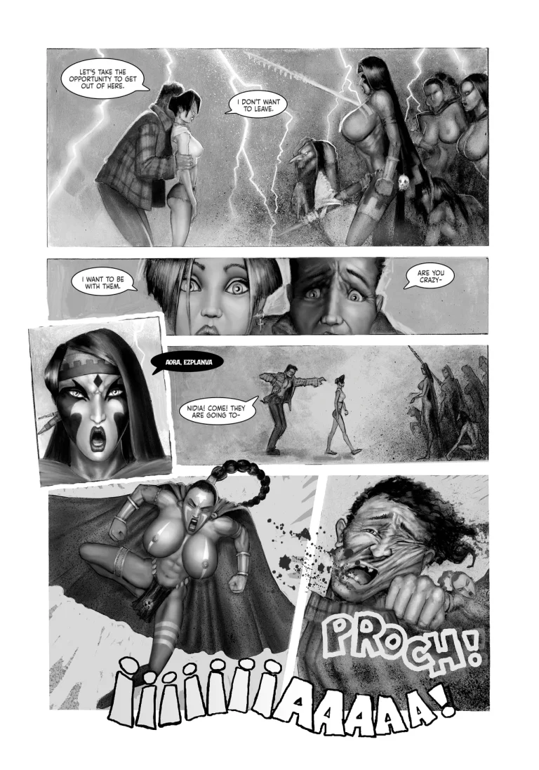 Amazonas. An ancient evil raises porn comic picture 10