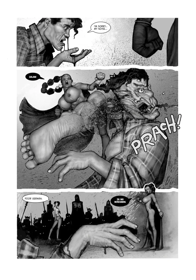 Amazonas. An ancient evil raises porn comic picture 11