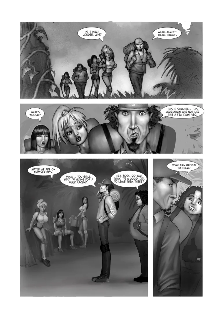 Amazonas. An ancient evil raises porn comic picture 32