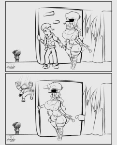 Amber and Leon porn comic picture 1