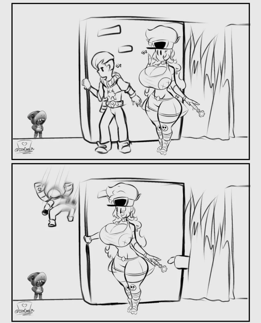 Amber and Leon porn comic picture 1