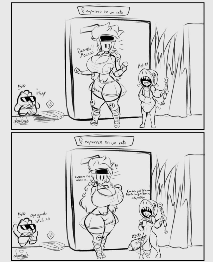 Amber and Leon porn comic picture 3