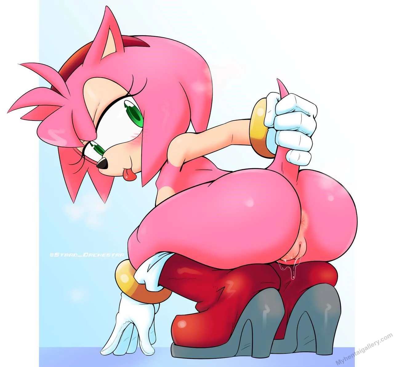 Amy Rose in heat porn comic picture 2