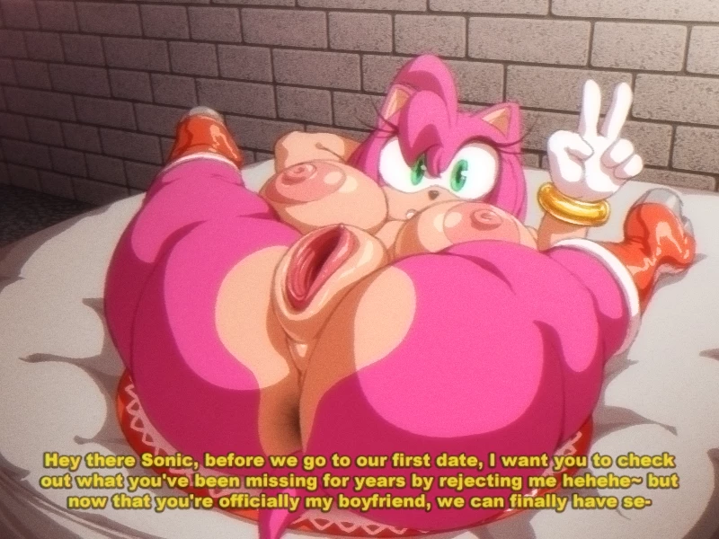 Amy rose Was Planning to Record a video for Sonic for rejecting her but it want wrong porn comic picture 2