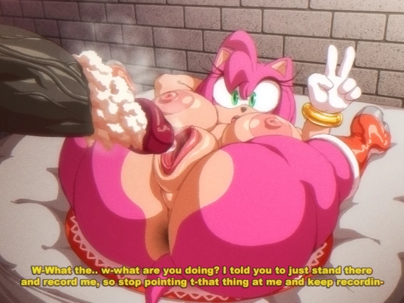 Amy rose Was Planning to Record a video for Sonic for rejecting her but it want wrong porn comic picture 3