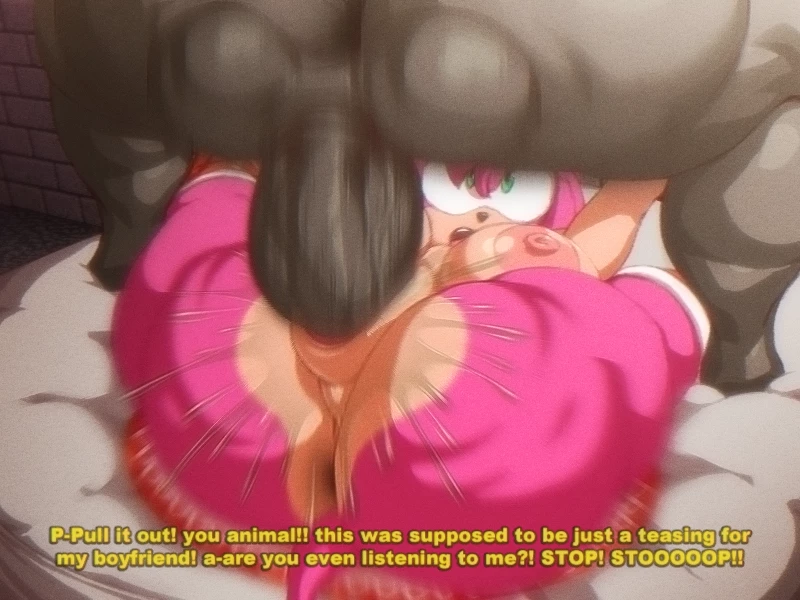 Amy rose Was Planning to Record a video for Sonic for rejecting her but it want wrong porn comic picture 4