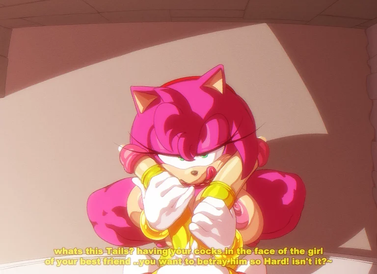 Amy rose x tails double peins porn comic picture 1