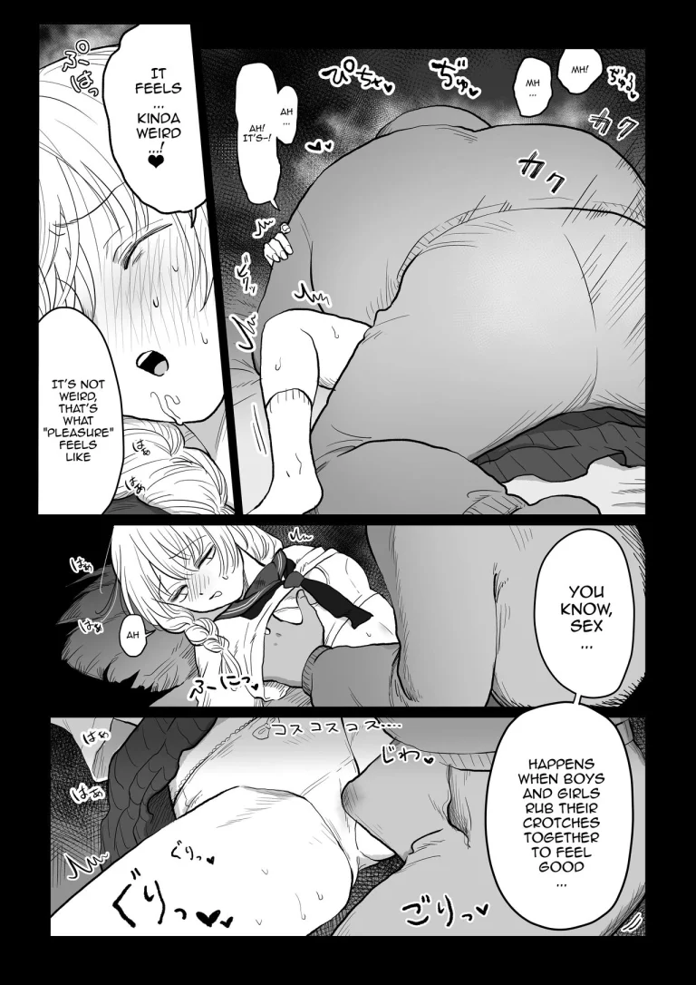 An Old Man Teaching An Ignorant Girl All About Sex - First Part | Oji-san ga Muchikko ni Ecchi na Koto o Oshieru Hanashi. Jou porn comic picture 17