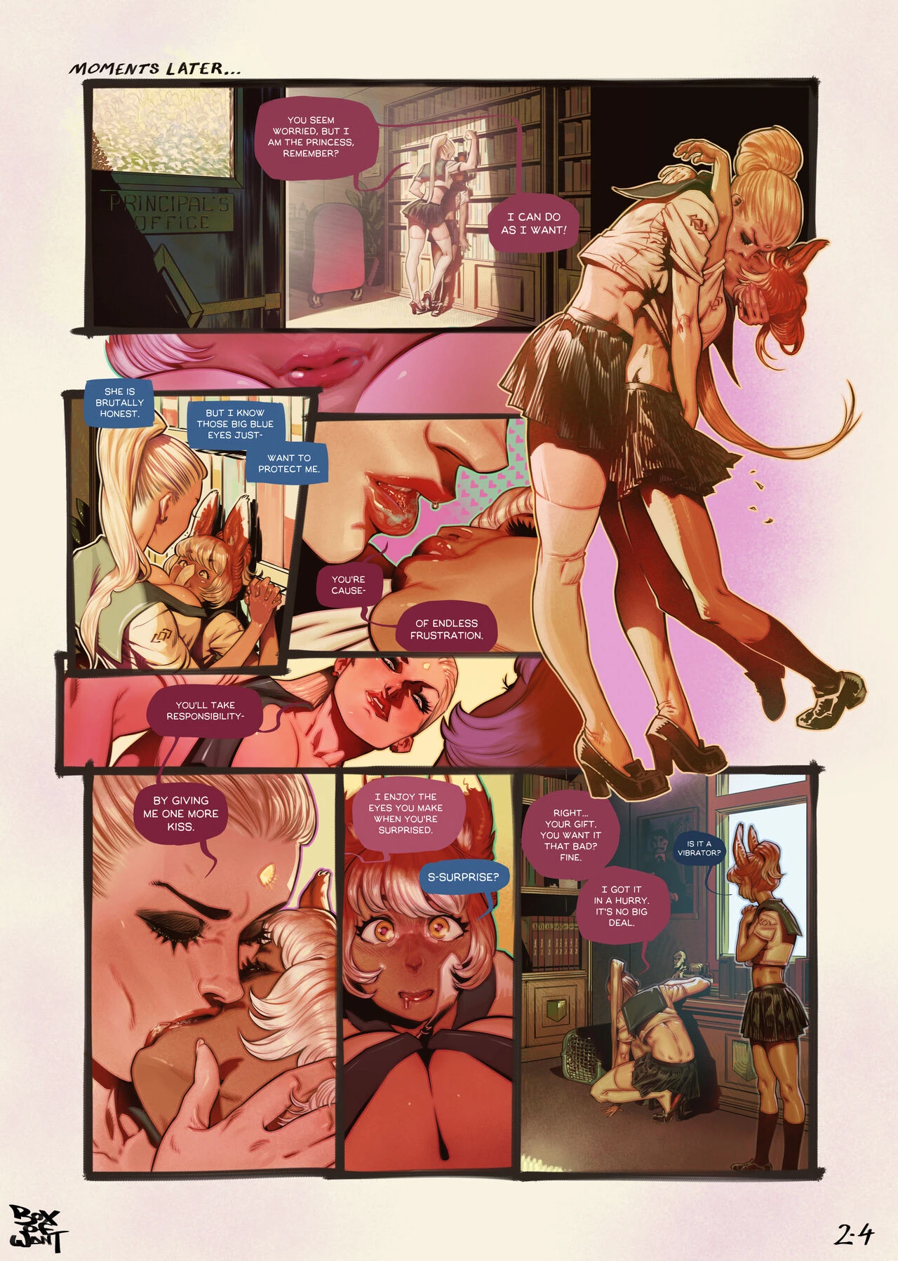 And that's how I got my Highschool Garlean Princess Girlfriend porn comic picture 6