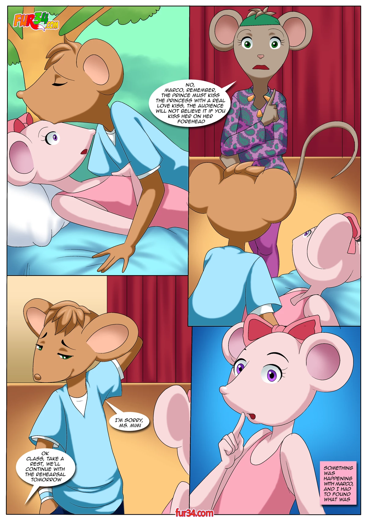 Angelia And Marco's Private Debut porn comic picture 3