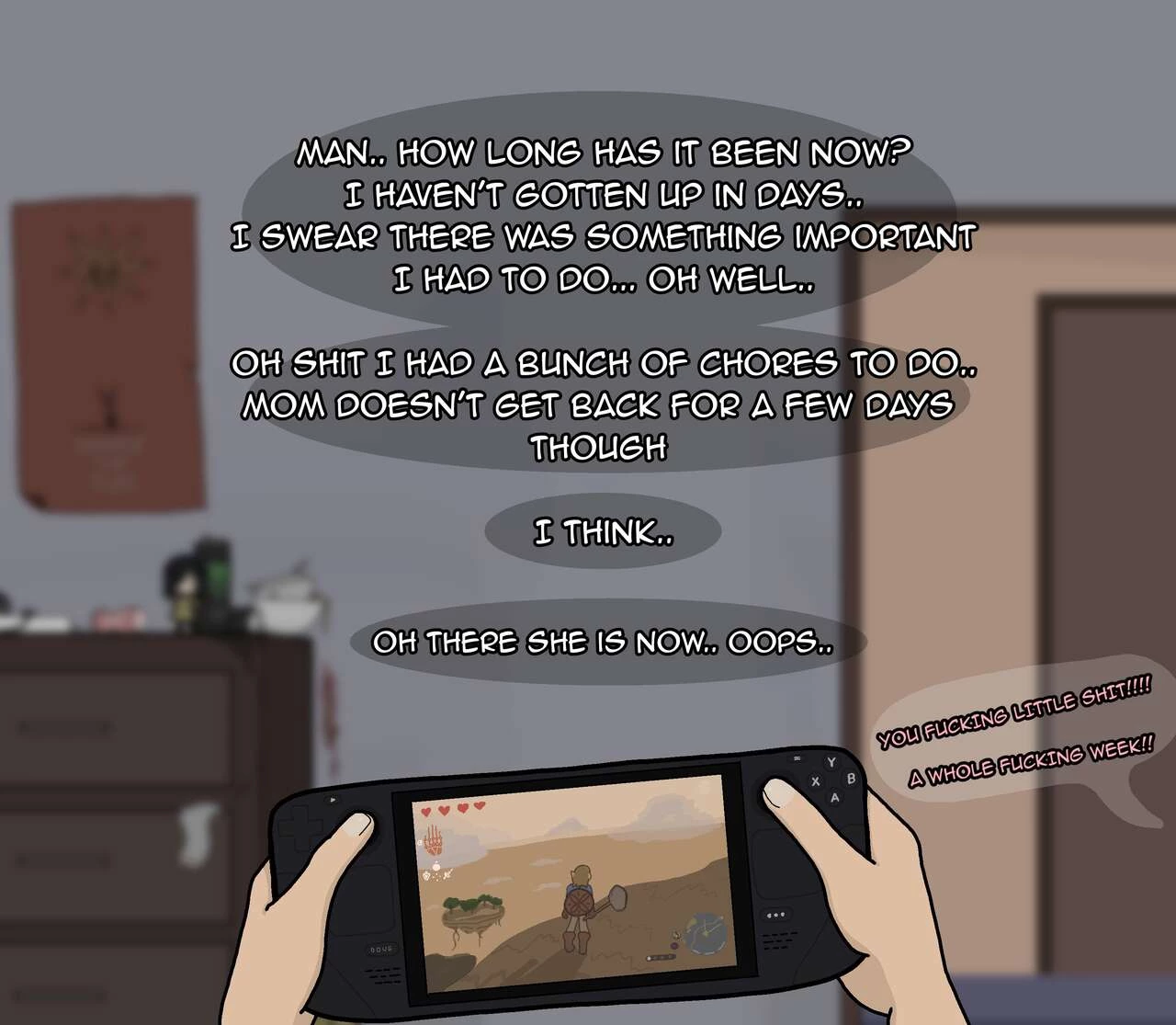 Angry Mom porn comic picture 1