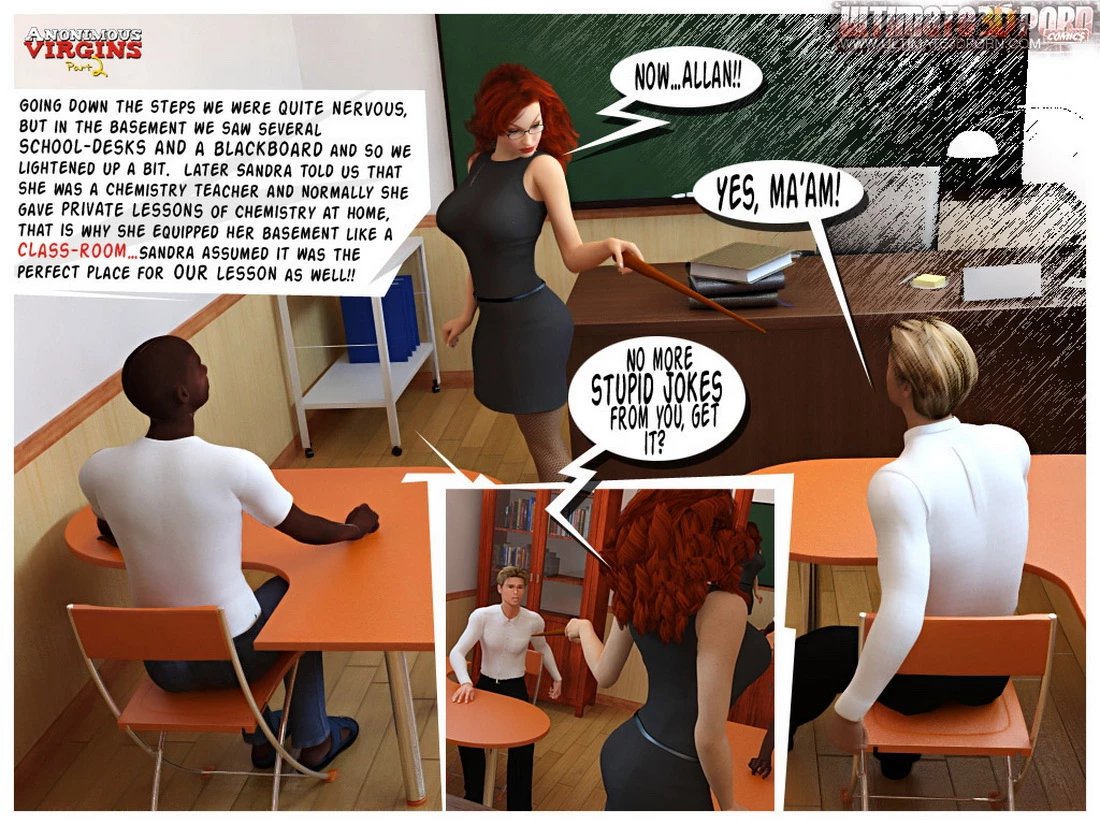 Anonymous Virgins 2- Sex Lesson porn comic picture 22