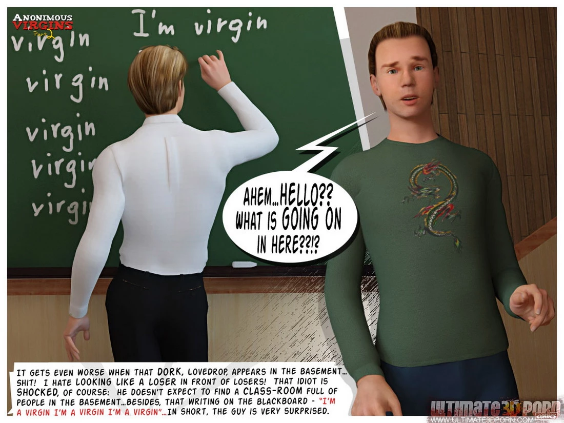 Anonymous Virgins 2- Sex Lesson porn comic picture 31