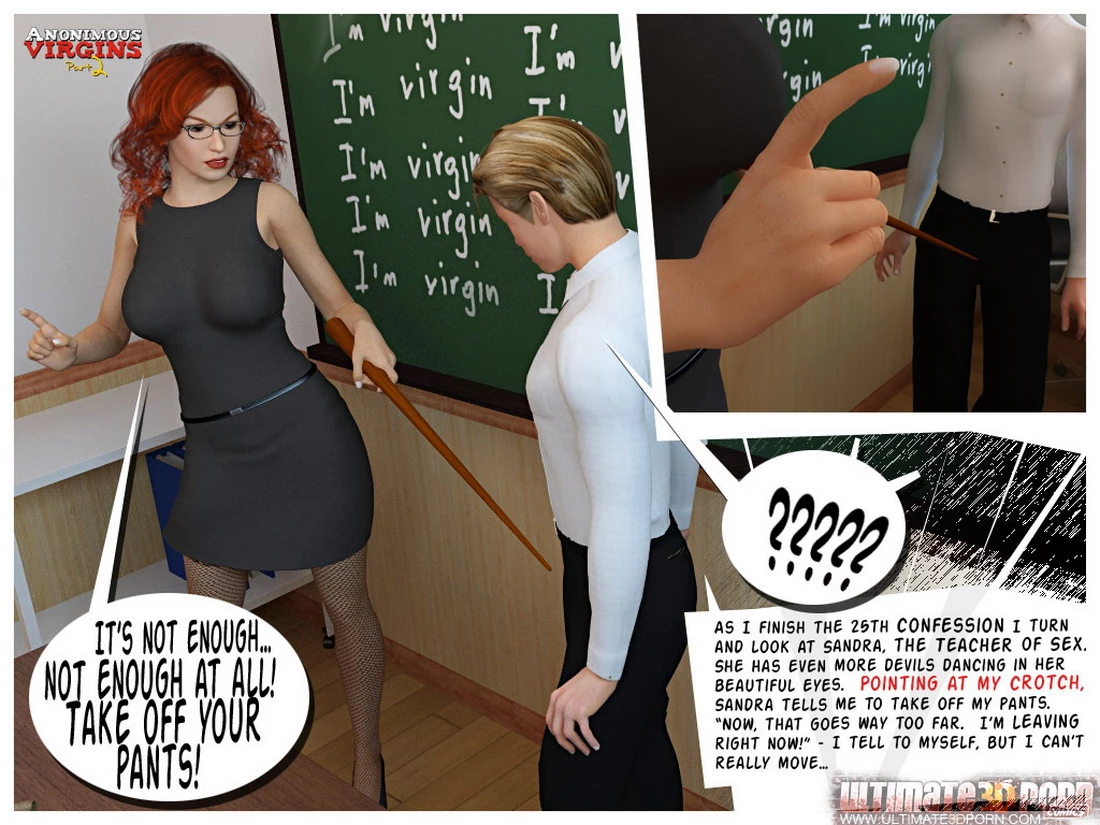 Anonymous Virgins 2- Sex Lesson porn comic picture 33