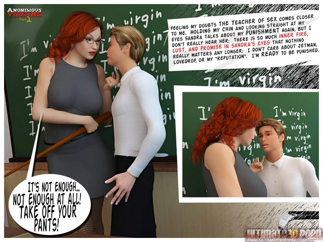 Anonymous Virgins 2- Sex Lesson porn comic picture 34
