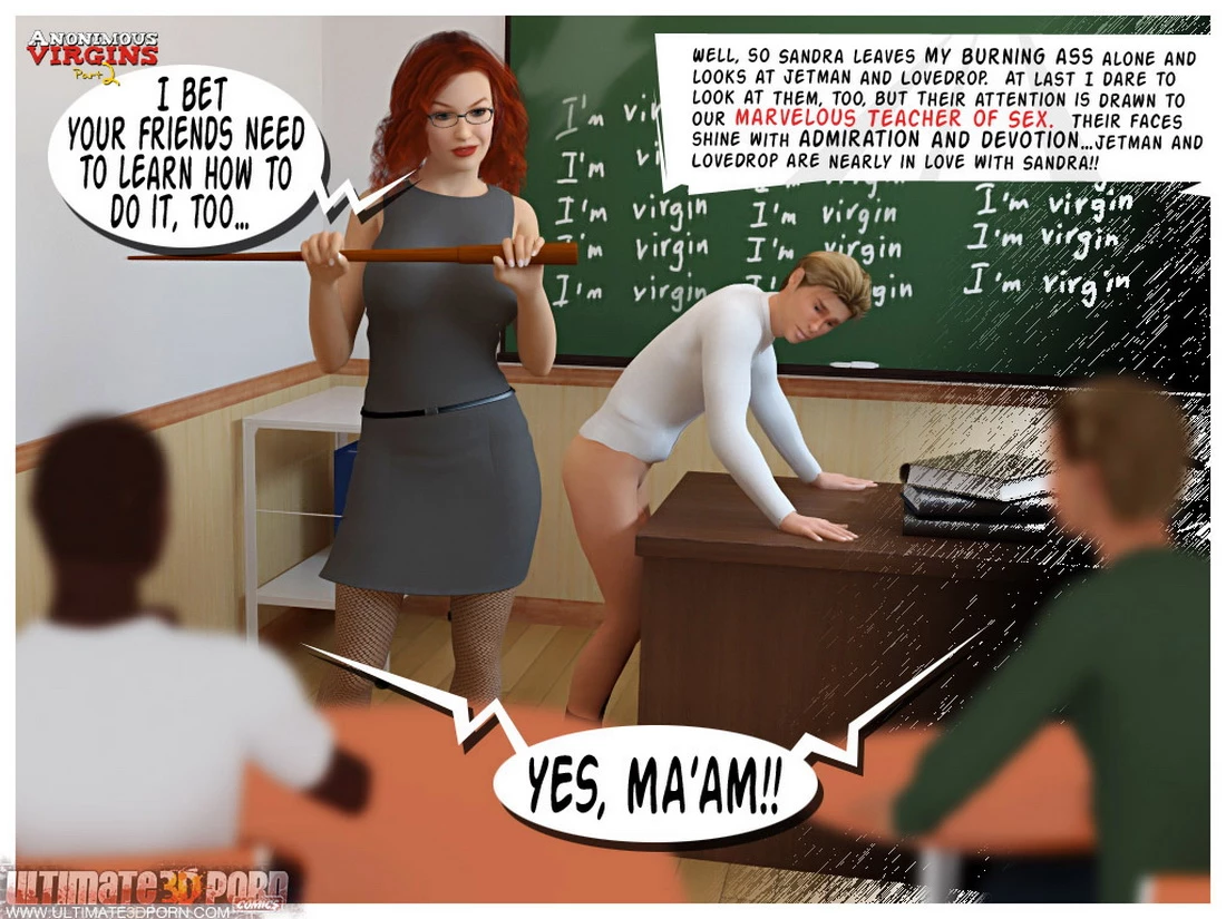 Anonymous Virgins 2- Sex Lesson porn comic picture 41
